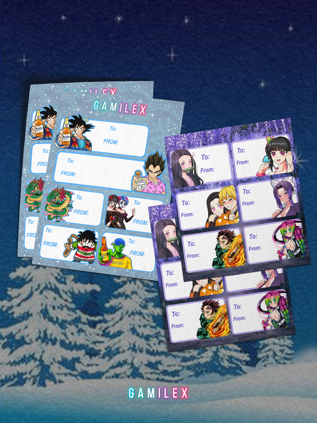 Xmas TAGS SET V3