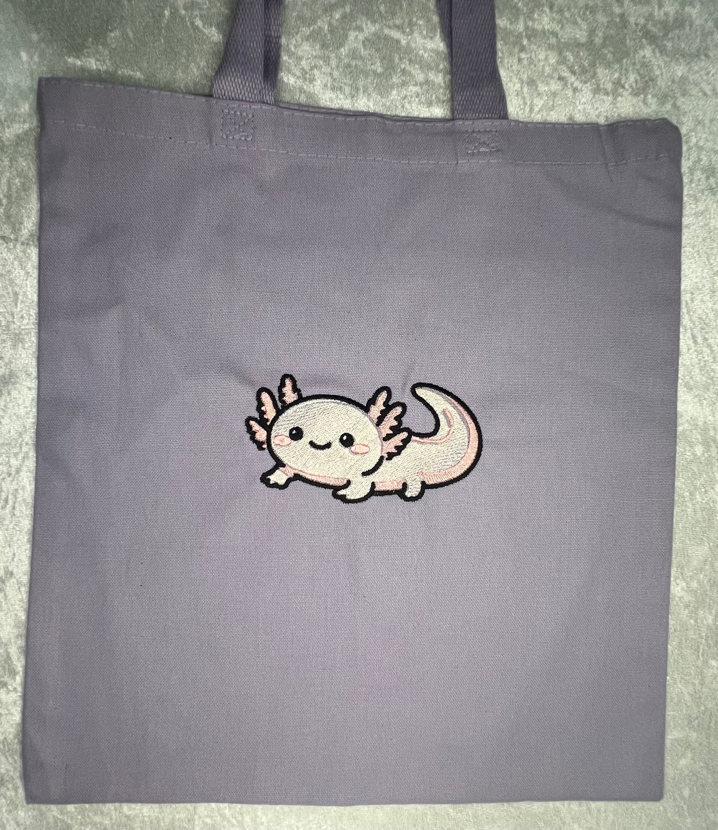 Pink Axolotl-TOTE BAG